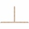 Ekena Millwork Portland Smooth Timber Gable Bracket, Douglas Fir, 84"W x 49"H x 1 1/2"D x 3 1/2"F, 14/12 Pitch GBW084X49X0204POR00SDF - alternate 1